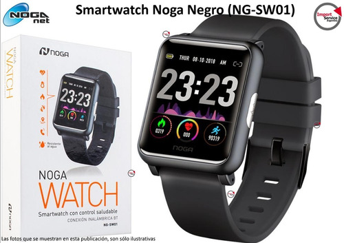 Smartwatch Noga Negro (ng-sw01) Tecnología Superior