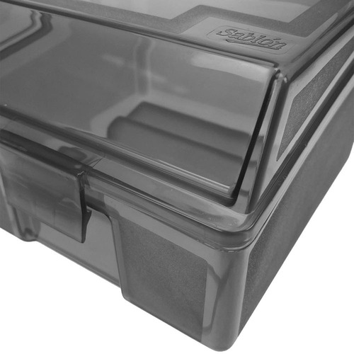 Caja Organizadora Multiusos De Plástico Chica Color Humo