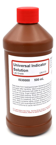 Solución Indicadora Universal De Grado Laboratorio, 16.9 F.