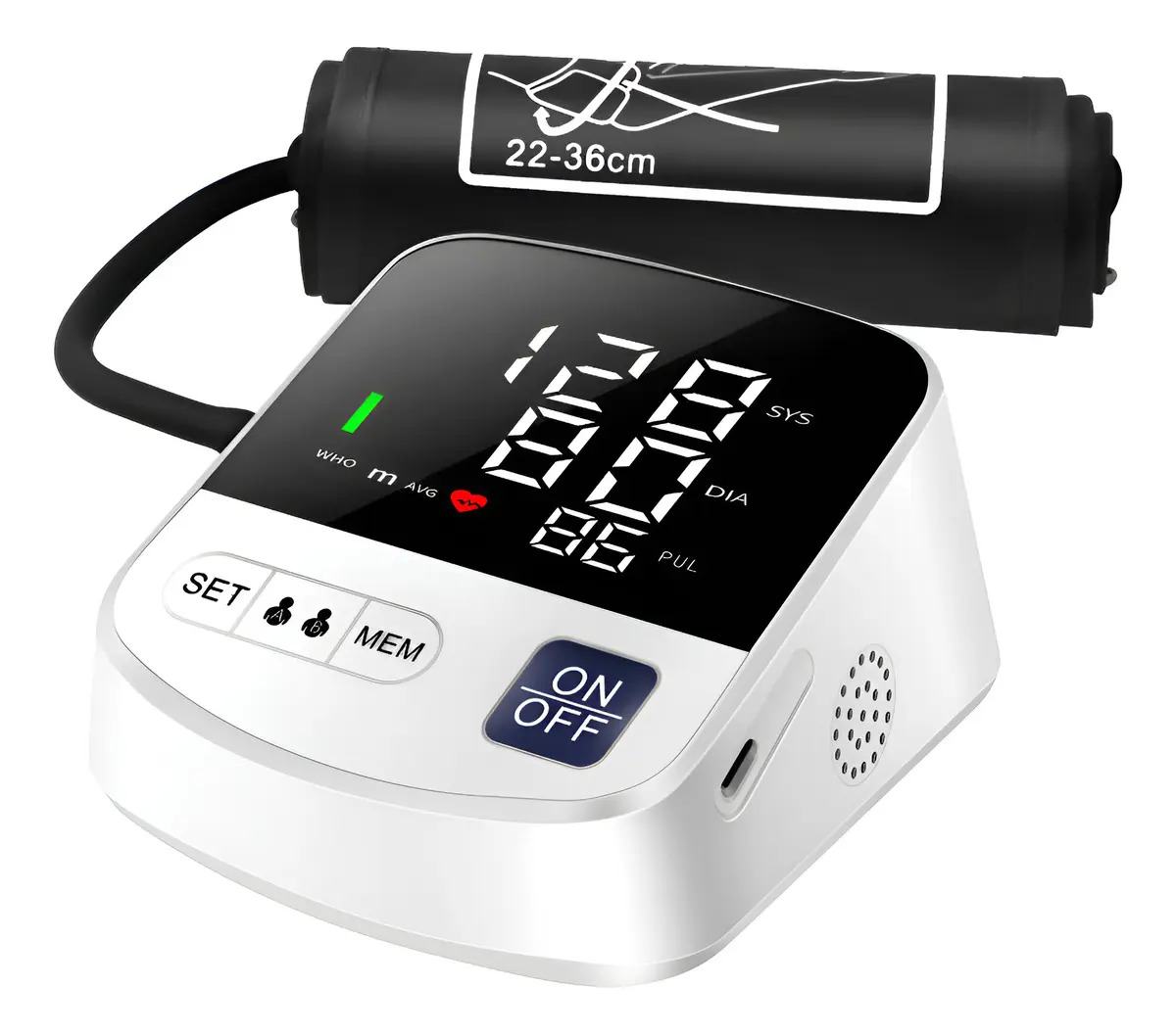 Digital Aparato Para Checar Presión Arterial De Brazo Presió Blanco