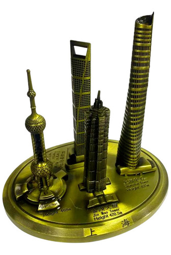 Torre Perla Monumentos Del Mundo Shanghai Metal Edificio