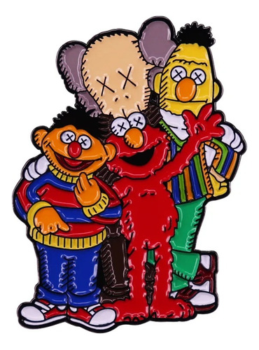 Pins De Plaza Sesamo / Sesame Street / Pines Metalicos