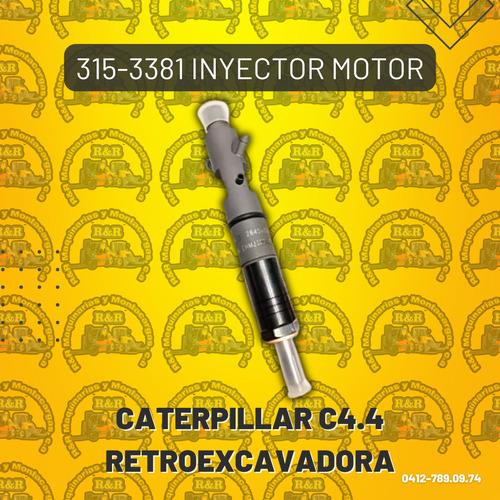 315-3381 Inyector Motor Caterpillar C4.4 Retroexcavadora