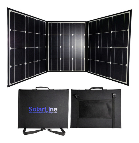 Panel Solar Plegable Flexible Bolso 100wp Empresario
