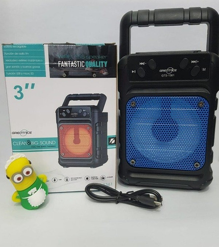 Mini Parlante 3'' Fantastic Quality Bluetooth Lider Negro