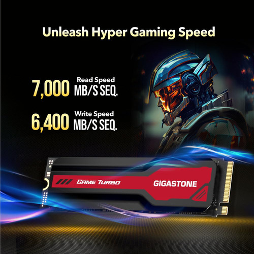 Gigastone M.2 Ssd 4tb Ps5 Ssd Con Disipador De Calor Pcie 4