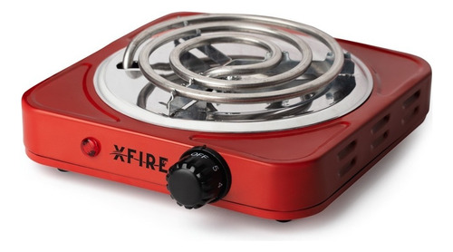 Fogão cooktop elétrica Xfire Fogão Cooktop Portátil XF-FOG-0003 vermelho 127V