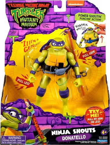 Compre As Tartarugas Ninja - Boneco Deluxe Donatello de 14cm aqui na Sunny  Brinquedos.