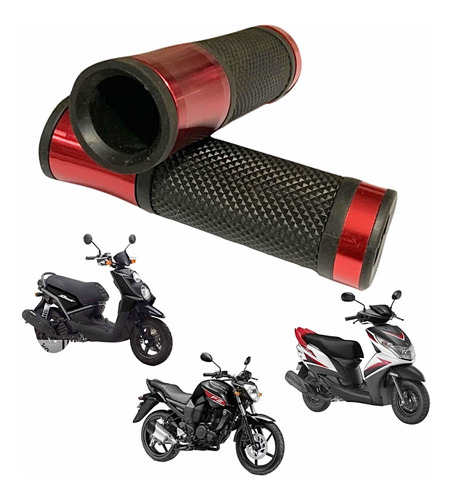 Puños Racing Rojo Universal Bws125 Ray Z Fz16 Ft150 150z