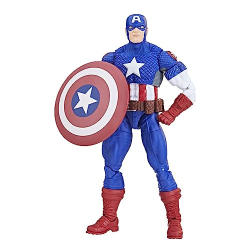 Figura De Acción Marvel Legends: Capitán América Definitivo