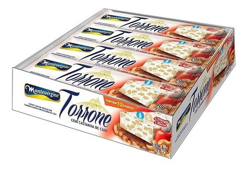 Torrone Montevergine 12x90g Caju