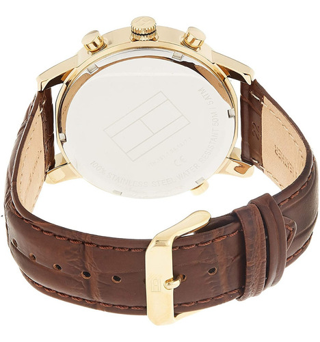 Relógio Tommy Hilfiger 1790874 Pulseira Couro Marrom