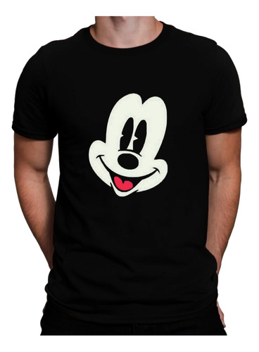 Camiseta Mickey Mouse Rosto Masculina Camisa Do Mickey Geek