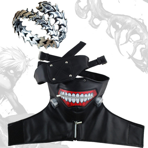 E Anel De Máscara Tokyo Ghoul Kaneki Ken, Adereço De