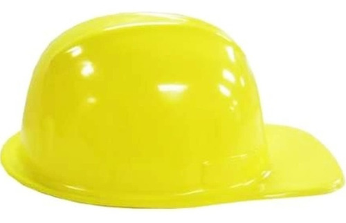 Imagen 2 de 4 de Sombrero Plastico Constructor Disfraz Obrero X 12 Unidades