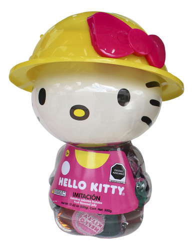 Gelatinas Sabores Frutales Vitrolero Hello Kitty 500g