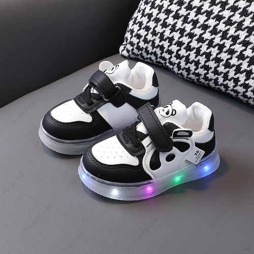 Zapatos De Tenis Deportivos Transpirables Para Niños Con Luz