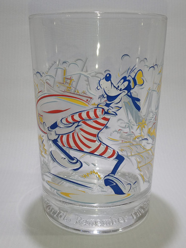 Vaso Disney Goofy Conmemorativo 25 Años Parque  Jubileo 400c