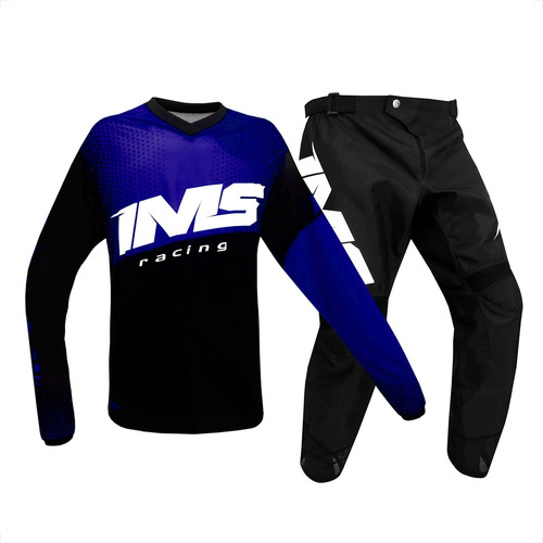 Conjunto Ims Mx Azul/preto Camisa+ Calça Promoção