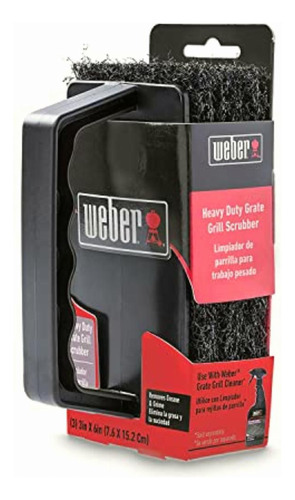 Weber Scubber Grate Scrubber, Negro