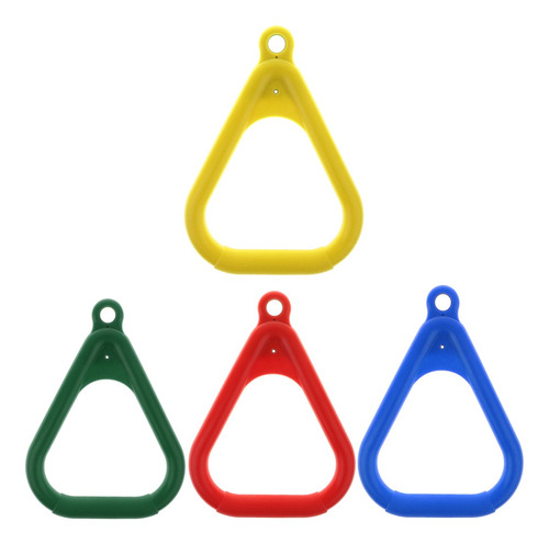 4pcs/set Swing Set Triangle Trapeze Rings, Swing Bar Rings