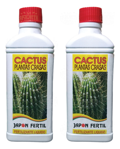 Pack 2un Japon Fertil Cactus Crasas Fertilizante Liquido 