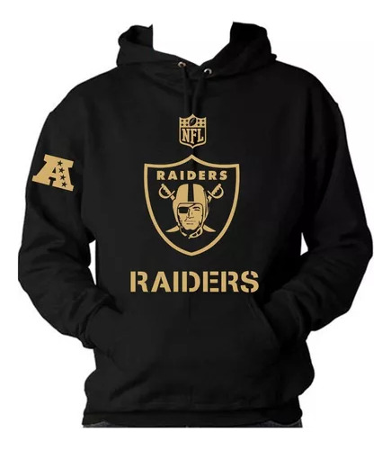 Buzo Canguro Raiders - Nfl Gold Md. 6 Unisex