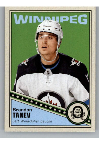Opc O-pee-chee Retro Hockey 124 Brandon Tanev Winnipeg Jets 