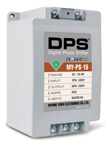 Dps Convertidor Monofásico A Trifásico Para Motores 10hp 3f