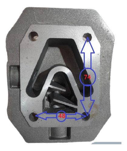 Tapa Cilindro Para Compresor 2.5 Hp Gamma Niwa Lusqtoff