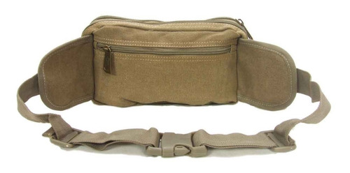 Imagem 5 de 5 de Pochete Masculina De Cintura Porta Objetos Em Lona 7 Bolsos