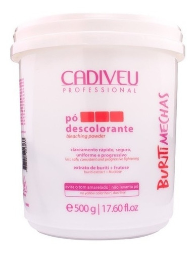 Cadiveu Buriti Mechas Pó Descolorante 500g