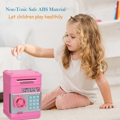 Niños Cajero Automático De Alcancia Electrónica