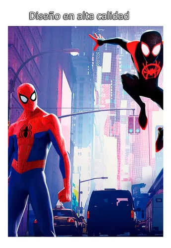 Póster Película Animada Spiderman Into The Spiderverse