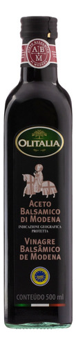 Vinagre Balsâmico Modena Olitalia Vidro 500ml