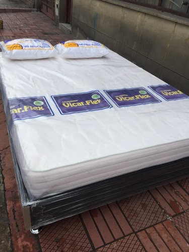 Colchón Base Cama Y Almohadas, Envió Gratis Solo En Bogotá