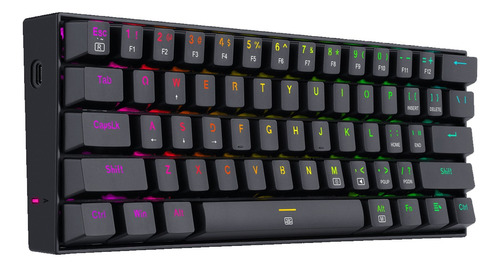 Teclado Gamer Redragon K630rgb Dragonborn 60% / Switch Red