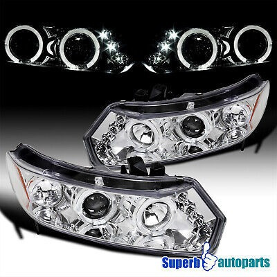 Fits 2006-2011 Honda Civic 2dr Coupe Led Dual Halo Proje Spa