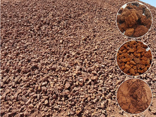 Pedra Vulcânica Vermelha Lareira Churrasqueira Pacote 5kg