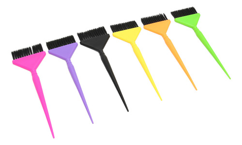 Pincel Para Teñir El Cabello, 6 Unidades, Multicolor, Para T