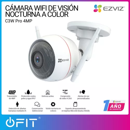 EZVIZ C3W PRO Cámara de seguridad para hogar de exterior a color