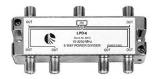 Blonder Tongue Lpd-6 6-way Rf Splitter 1 Puerto De Alimentac