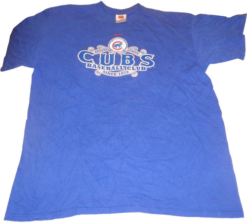 Baseball Beisbol Remera Nike Chicago Cubs Mlb Americana