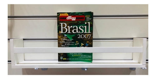 Organizador Prateleira Multiuso Livros E Outros Mdf Branco