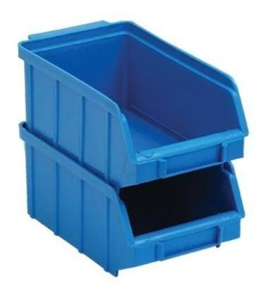 Imagem 3 de 3 de Caixa Plastica Gaveta Pequena Nº 3 Azul Empilhável (30un)