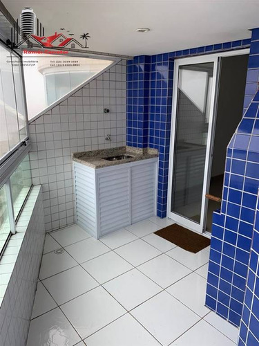 Imagem 10 de 28 de Apartamento À Venda Com 3 Dormitórios Na Vila Caiçara Em Praia Grande Sp. - Rrc165