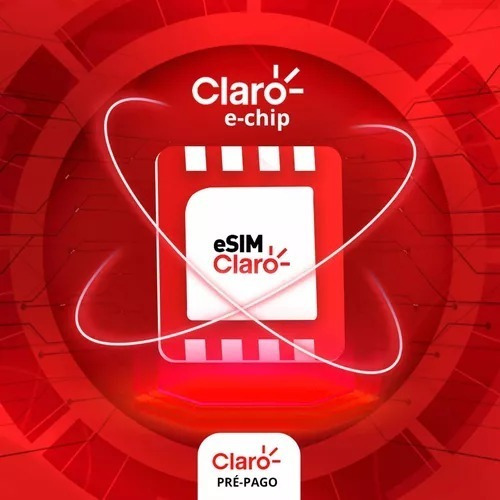 Chip Virtual Claro (e-sim, Envio Por E-mail Em 1h - Qrcode)
