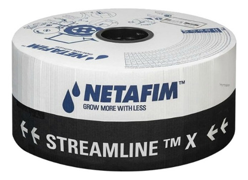 Tubo Gotejador Netafim Streamline X (30/30 Cm) - 1000 Metros