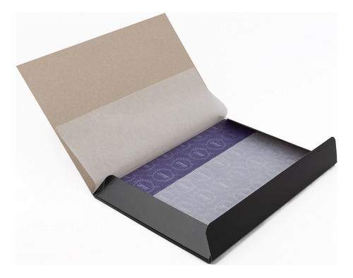 Carbono Papel A4 - Pasta Com 100 Folhas Azul Ou Preto