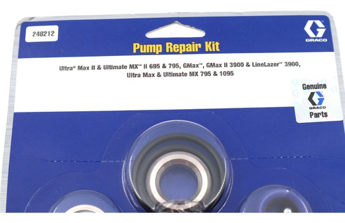 Kit De Reparacion Empaques Graco Original Airless 248212